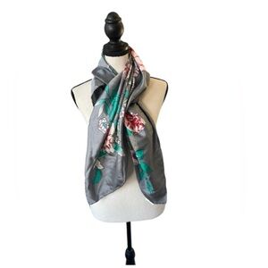 Silk Scarf Floral Scarf